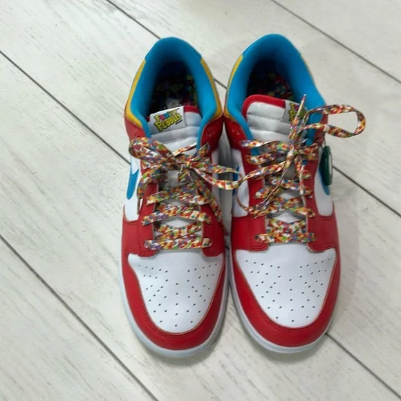 Nike dunks fruity pebbles worn very few times in good condition - Picture 1 of 8